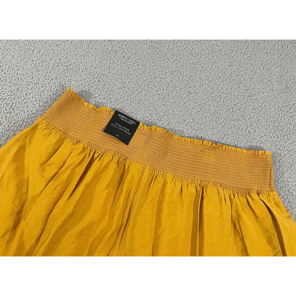 NWT Simply Vera Vera Wang Pull-On Pants Women 2X Gold High-Rise Wide Leg - Picture 5 of 11